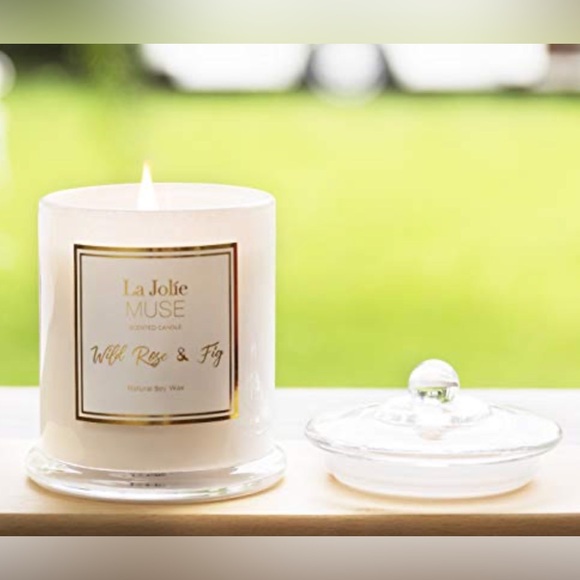 La Jolie Muse wild rose and fig soy candle - Picture 3 of 4